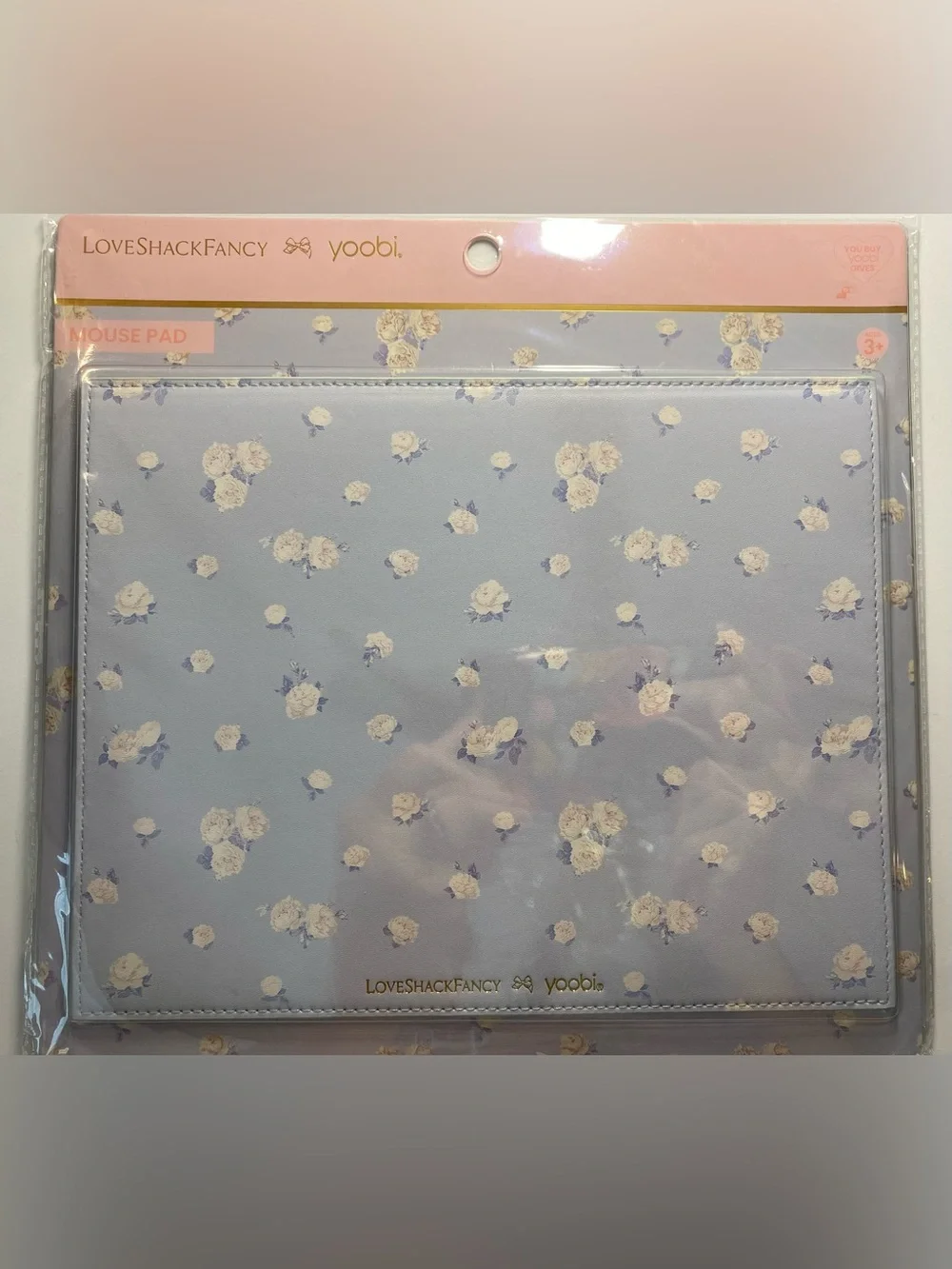 🩵 LoveShackFancy x Target Mouse Pad + Blue Floral Notebook + Blue Bow Pen 🩵